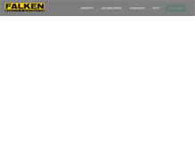Tablet Screenshot of falkenmobilya.com